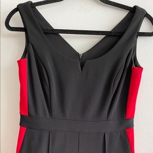 Black and Red Striking Jumpsuit